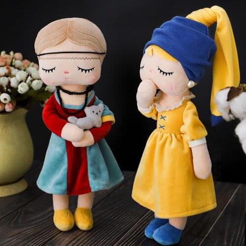 Metoo Plush Doll for Kids Famous Painting Series Doll Toy Stuffed Toys For Children Girls Birthday Christmas Gift Cartoon Toys