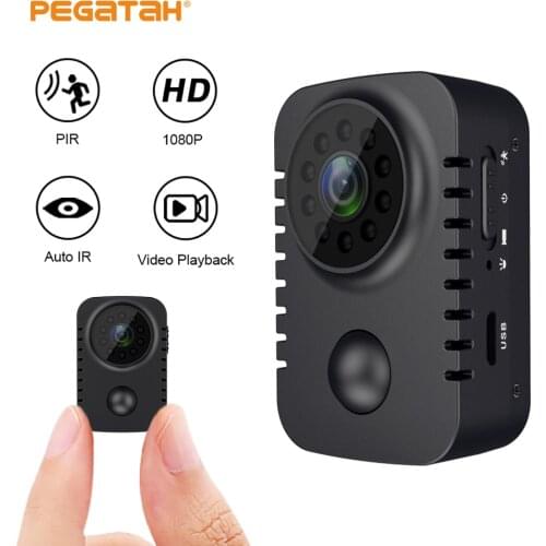 Mini camera Video Recorder 1080P DV Camera Home Security Camera PIR Motion Detective Night Vision IP Cameras Support 128G Card