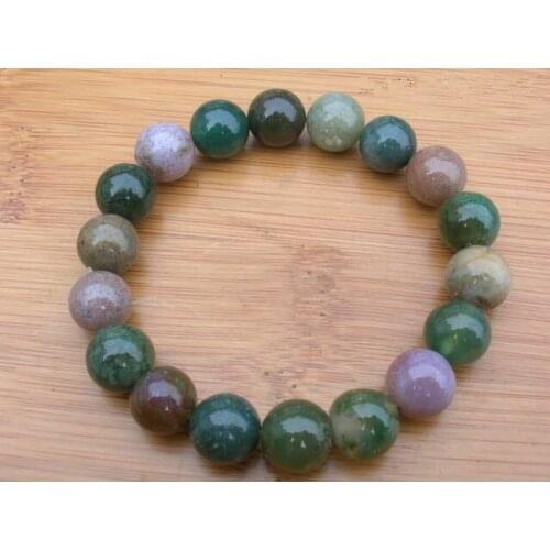 Natural agate, colorful jade, lucky stone bracelet for girlfriend and mother