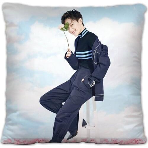 Meet Wang Lichuan Jiao Junyan Pillowcase Pretty Scholar Yu Lexuan Same Paragraph Star Photo Poster Cushion Cover Souvenir Throw
