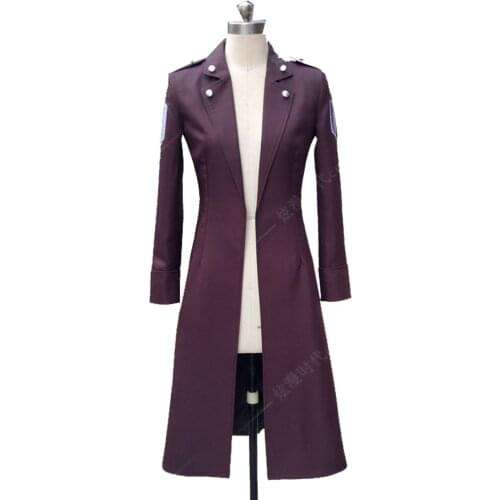 2021 Halloween Attack on Titan Jacket AOT Eren Jaeger Levi Rivaille Rival Ackerman New Coat Cosplay Costume Anime Japanese