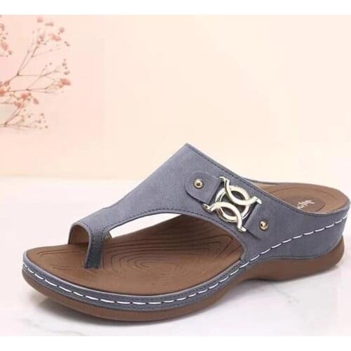 Womens 2021 New Faux Suede Color Matching Set-on Flat-bottomed Comfortable Classic Fashion Casual Sandals and Slippers