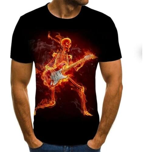 Novelty musical note 3D t-shirt men/women fashion art street short sleeves boys/girls music symbol casual summer top