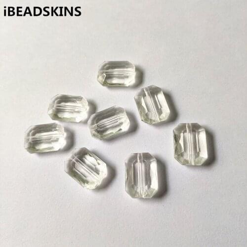 New arrival! 18x13mm 420pcs/lot Clear Acrylic Rectangle shape beads for Necklace,Earrings parts,hand Made Jewelry DIY