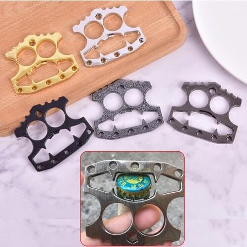 Stainless Steel Skeleton Shape Beer Bottle Opener Window Breaking Tool Kitchen Gadgets Window Breaking Tool