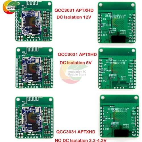 QCC3031 APTXHD Audio AUX lossless Music Hifi Bluetooth 5.0 Receiving Board TPA6132A2 Car Audio Amplifier Board Receiver Module