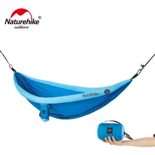 NatureHike Portable Hammock For 2 Person High Strength Outdoor Camping Hanging Ultralight Hammock NH18D002-C
