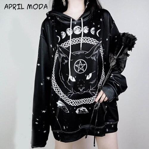 Худи женские PUNK STYLE GIRL China At AliExpress