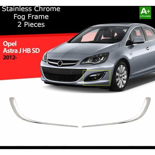 Roxform Chrome Fog light Frame Stainless Steel Car Exterior Accessories Tuning For Opel Astra J 2012 2013 2014 2015 2016 2017
