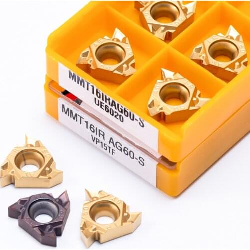 Thread insert MMT 16IR AG60 VP15TF/US735/UE6020 Thread Turning Tool Carbide insert metal Lathe Tool 16IRAG60 turning insert