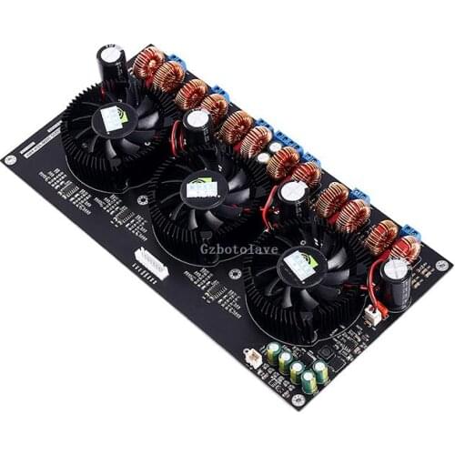 Luxury fan) TPA3255 6 channel digital class D HiFi audio power amplifier board 300W*6 for home theater