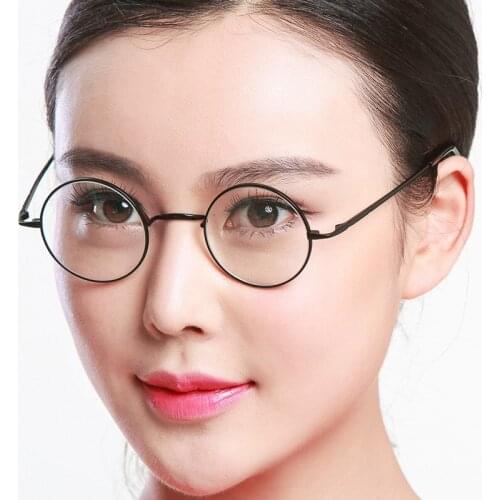 Titanium Glasses Frame Men Women Vintage Round Glasses woman Retro Optical Eyeglasses Frames Man Clear Eyewear Spectacles Oculos