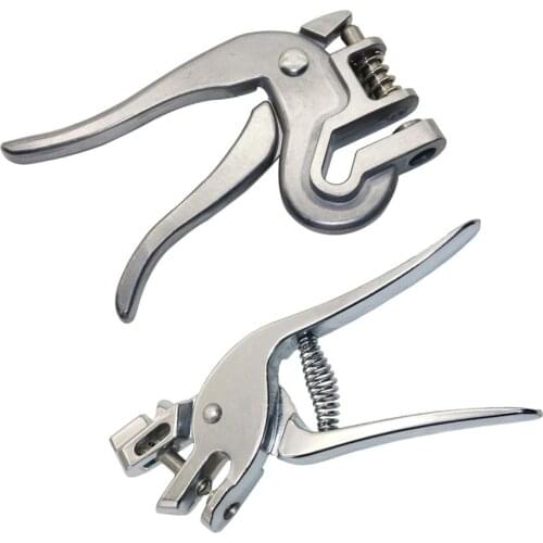 1Pc 8mm/9mm Animal Ear Tags Puncher Plier Cattle Sheep Pig Horse Stainless Steel Hole Puncher Animal Identification Equipment