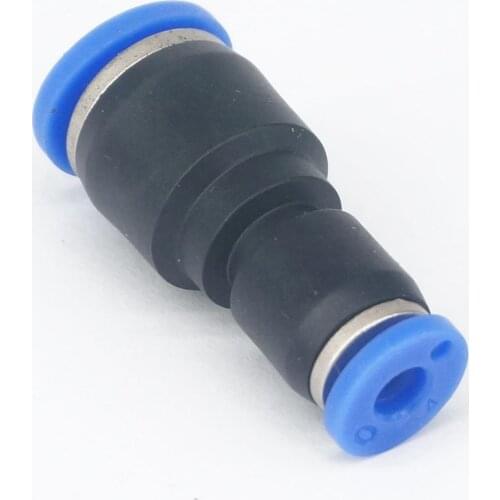 Fit Tube O/D 8mm Turn to 4mm Pneumatic Push in Reducing Reducer Connector 0.8 Mpa