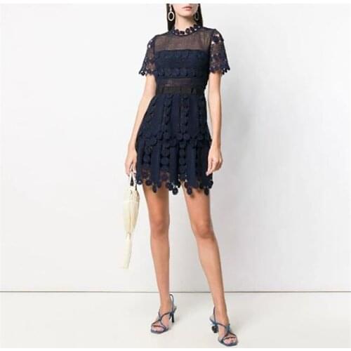High Quality Women Lace Mini Dress