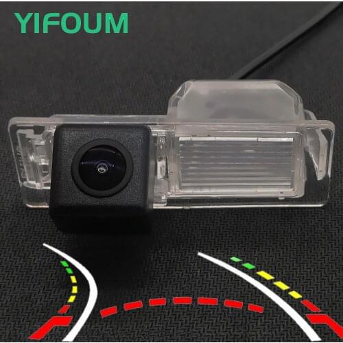 YIFOUM HD Dynamic Trajectory Tracks Car Rear View Camera For Chevrolet Lova RV Trax Aveo Malibu Cruze/Cadillac CTS XTS SRX