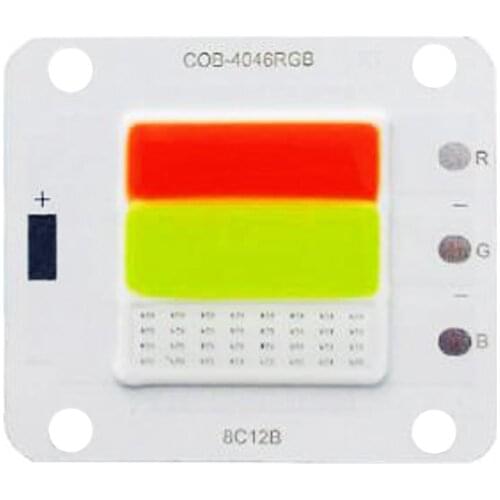 1pcs12V 32V 50W COB LED Chip White Warm White Pink Full Spectrum Integrated Smart IC Driver High Power 50 watt COB Light Source