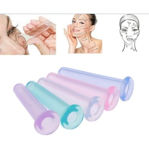 1PC Mini Silicone Facial Vacuum Cup Anti Cellulite for Face Neck Back Eyes Massage Cans Suction Massager Health Care