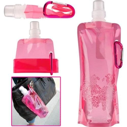 1PC Portable Ultralight Foldable Water Bag Soft Flask Bottle Outdoor Sport Hiking Camping Water Bag Folding Water Bucket