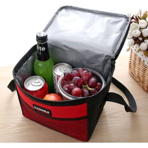 5L Single-shoulder Student Lunch Bag Heat / Cold Preservation Pocket Picnic Bag outdoor Camping Hiking Accessories Bag Equipment