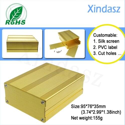 95*76*35mm(L*W*H) Aluminum Project Box Enclousure Case Electronic, electrical metal boxes aluminum extrusion profile