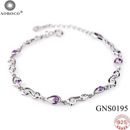 Серебряные браслеты AOBOCO China At AliExpress