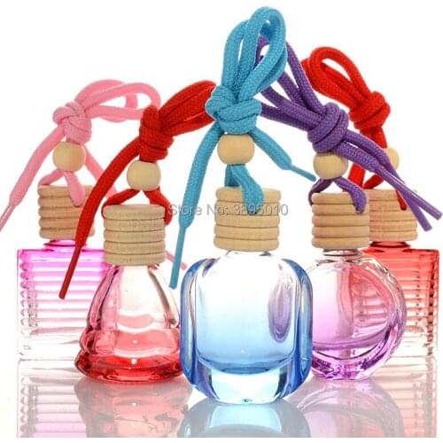 Car Perfume Bottle Essential Oil Air Freshener Car Decoration Perfume Pendant F1168