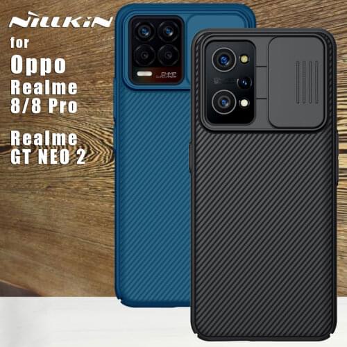 Nillkin For Realme 8 Pro case Camera Protection Camshield Phone Case Lens Protective Back Cover For Realme 8 5G