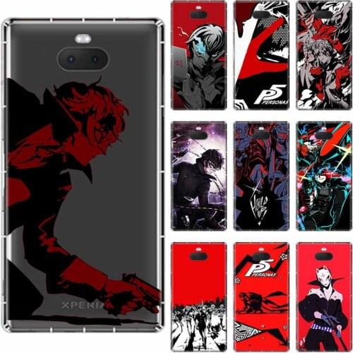 Persona 5 soft TPU Case For Sony Xperia X XA XA1 XA2 XA3 XZ XZ1 XZ2 XZ3 XZ4 L1 L2 L3 Plus Compeact