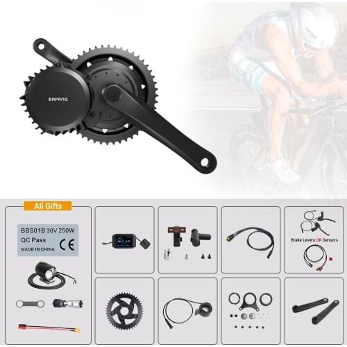 Ebike Bafang BBSHD 120mm 48V 1000W Mid Drive Motor 8fun Bicycle Electric e-Bike Conversion Kit Powerful Stable Central Engine