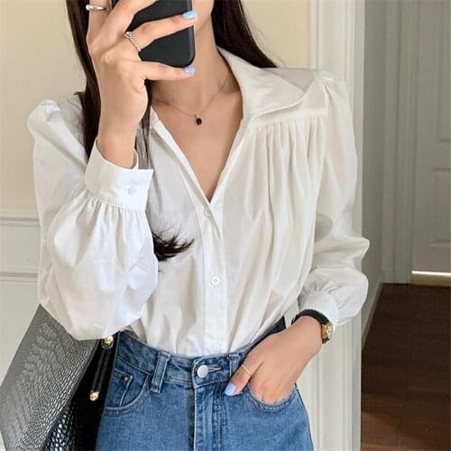 Блузки на пуговицах HziriP China At AliExpress