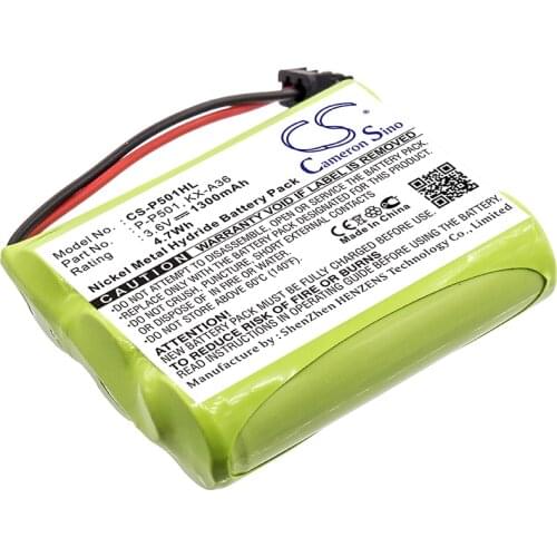 Cameron Sino Cordless Phone Replacement Ni-MH Battery 1300mAh For Panasonic CP-1218 Free Tools