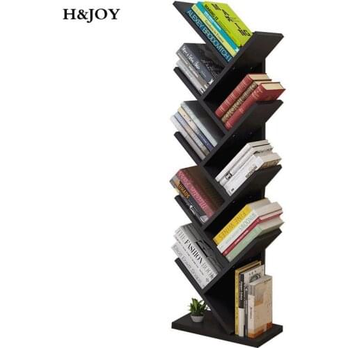 Tree Rack Bookcase Freestanding Bookshelf Book Storage Organizer Tree Bookshelf Bookcase Storage Bookshelf Desk Shelf
