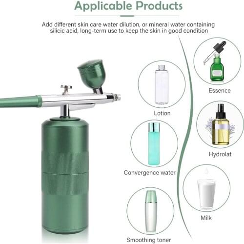 Mini Airbrush Water Injector Nano Facial Moisturize Compressor Air Brush Sprayer Gun Hydra Water Oxygen Facial Beauty Machine