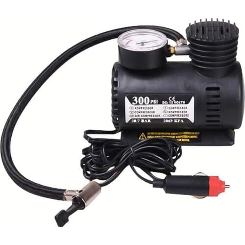 12v Miniature Locomotive Air Pump Vehicle Tire Air Compressor Portable Vehicle Electric Small Air Pump