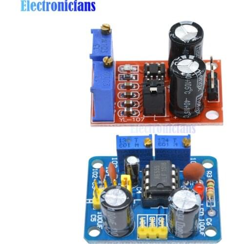NE555 Pulse Frequency Duty Cycle Square Wave Rectangular Wave Signal Generator Adjustable 555 Board NE555P Module diymore