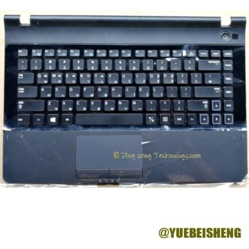 New For Samsung NP300E4C NP3430EA NP300E4A 305E4A 300E4X 300E43 3431EX Palmrest Korean keyboard upper cover Touchpad,Dark gray