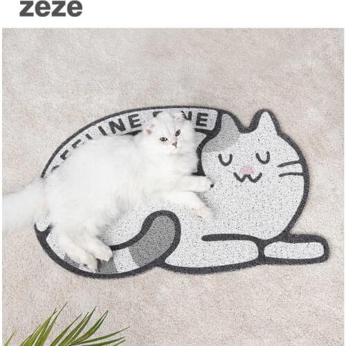 New Cat Litter Mat Pad Belt Out Cat Litter Basin Splash Proof Cat Toilet Pad Skid Proof Pad Cat-toilet-training-kit Katten Mand