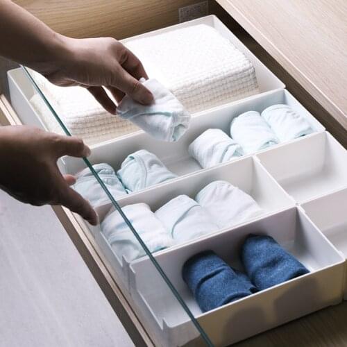 New multifunctional cosmetics office supplies classification partition storage box drawer storage box kitchen tableware storage