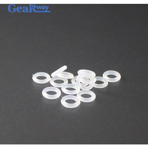 Gearway Translucent Silicon O Ring Seal Gasket 1mm CS Food Grade O-Ring Seal 13/14/15/16/29/30mm OD VMQ Oring Sealing Gasket