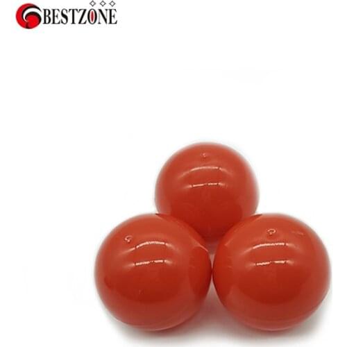 Factory 40mm Beauty Plastic Ball Red Colored Soft Round Balls empty plastic capsules for Children outdoor toys Free Shipping