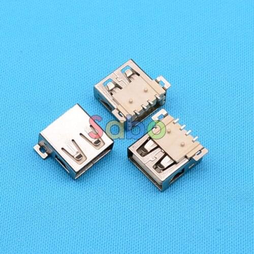 10pcs USB 2.0 Female Connectors Soldering A Type Interface SMD 2.0 USB Female Port