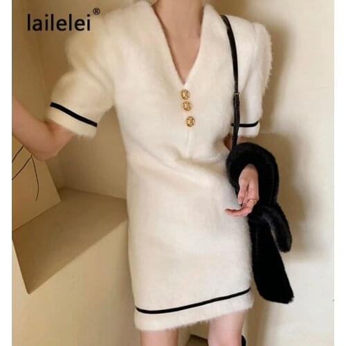 South Korea dress chic thick cloth