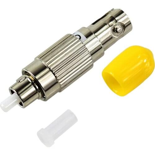 ST/UPC Female to FC/UPC Male ST-FC SM 9/125 Hybrid Adapter Optical Adaptor FC ST Fiber Optic Converter