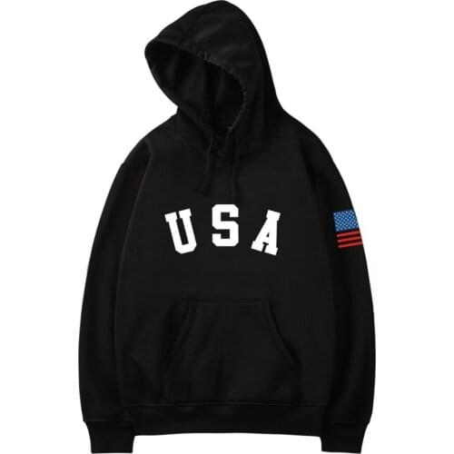 High Quality USA Flag Hoodies Men/Women Sweatshirt Harajuku Pullovers United States America Independence Day Hoody Oversized