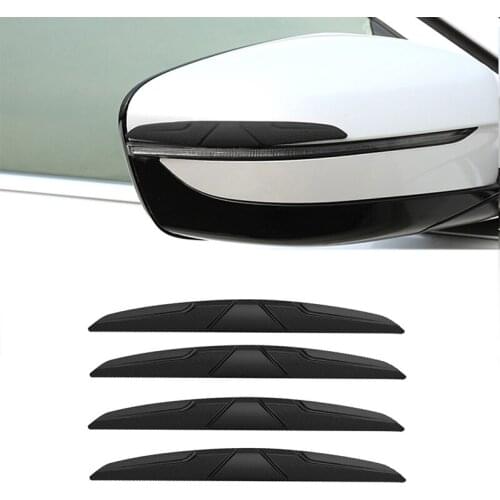 YOLU Universal Car door anti-collision strip silicone transparent bumper rearview mirror anti-collision sticker