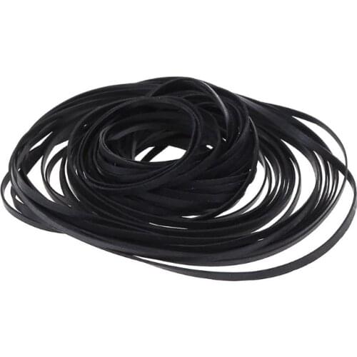 50PCS Universal Mix Cassette Tape Machine Belts Assorted Common Flat Rubber Belt for Recorders Walkman CD DVD Drive Nov.28