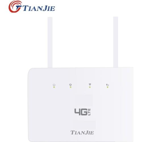 TIANJIE Unlocked 4G WIFI Modem Router 300Mbps Modified Malaysia RJ45 LAN WAN CPE With Sim Card Slot