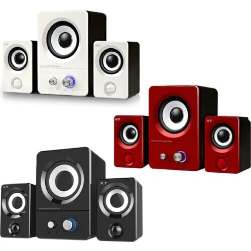X7 stereo Subwoofer notebook desktop computer 3.5mm lossless HiF portable multimedia Stereo USB power mini speaker