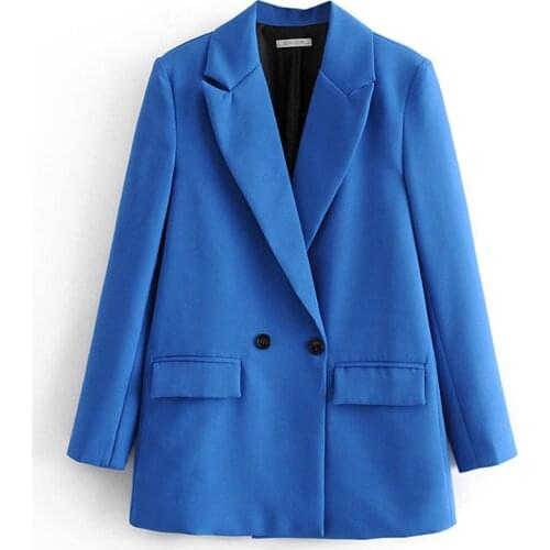 The new spring and summer DT - 27372 European double-breasted suit jacket tailored suit